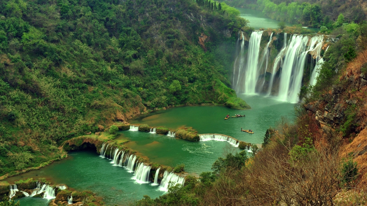 Jiulong Waterfall Scenery Picture