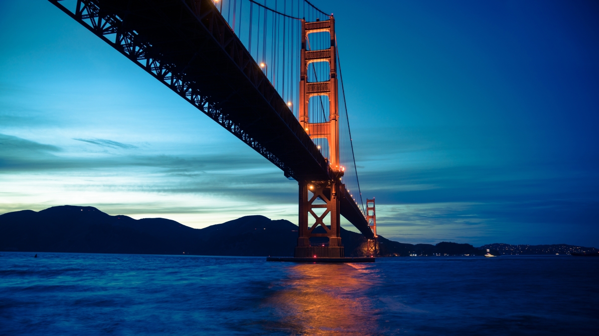 Golden Gate Bridge Night View 4k Wallpaper