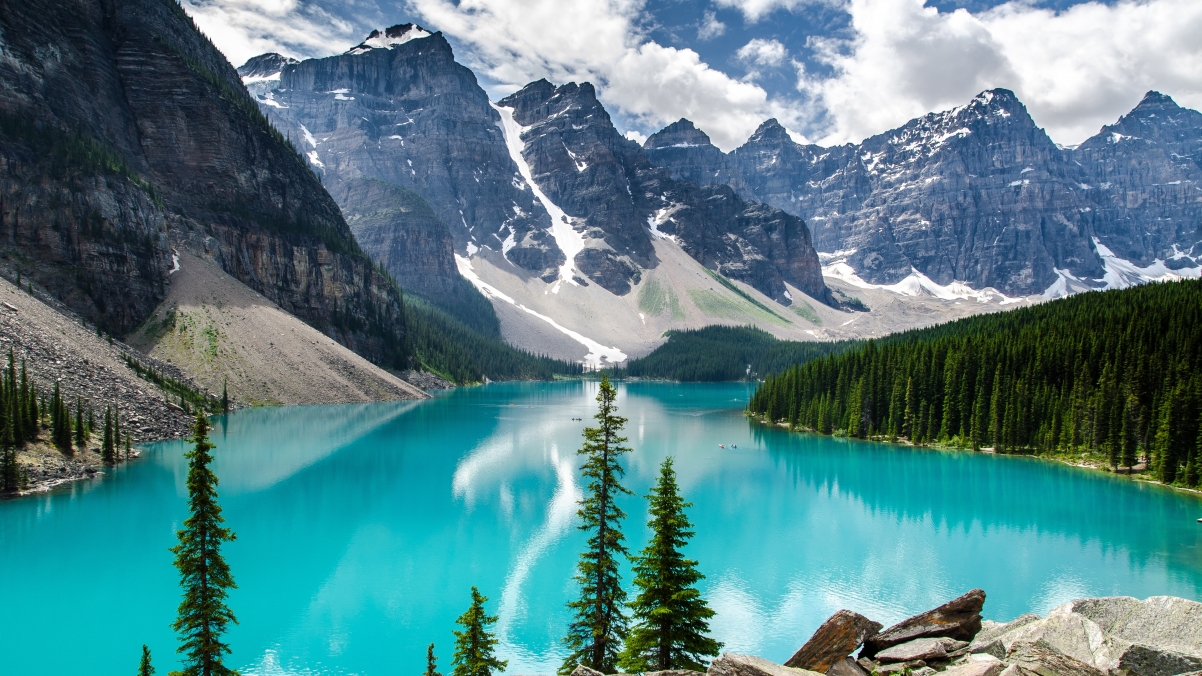 Moraine, Banff National Park, Canada