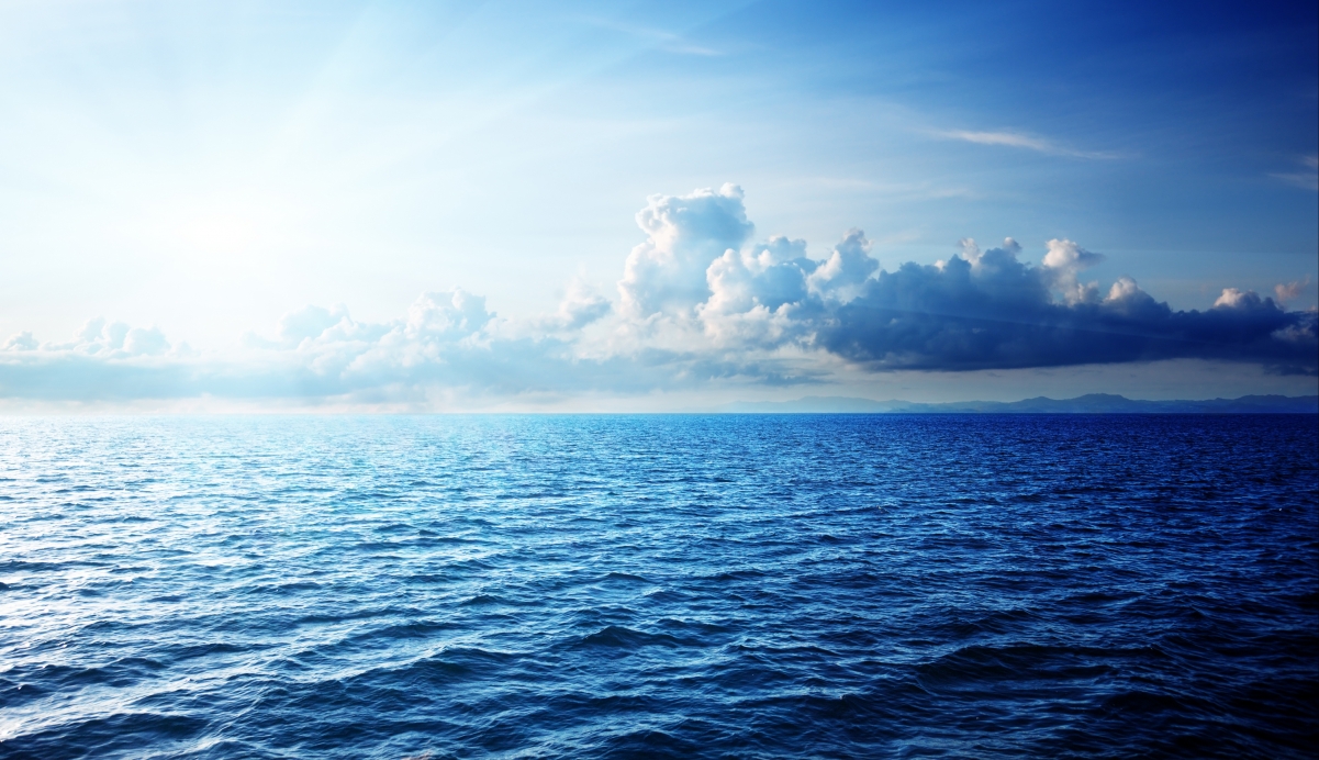 Caribbean Sea Sky Clouds 4K Landscape