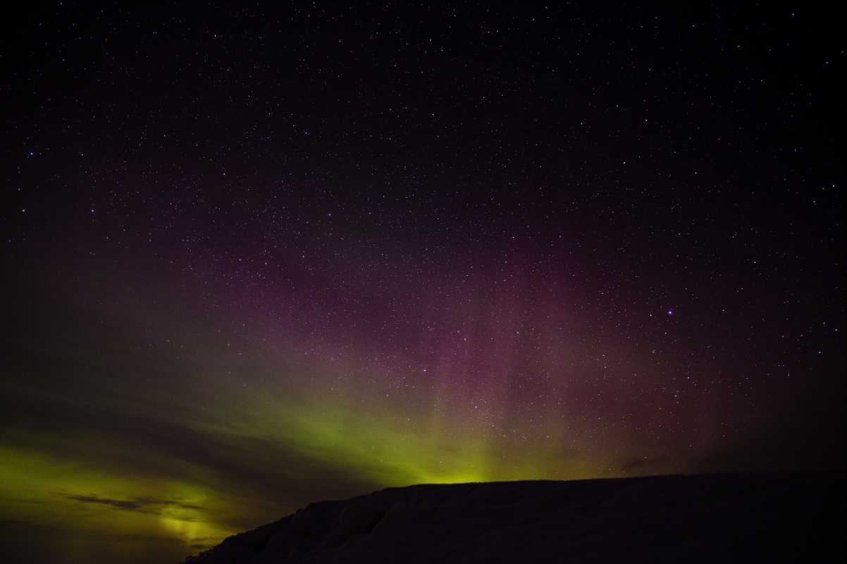 Aurora dark exploration nature night