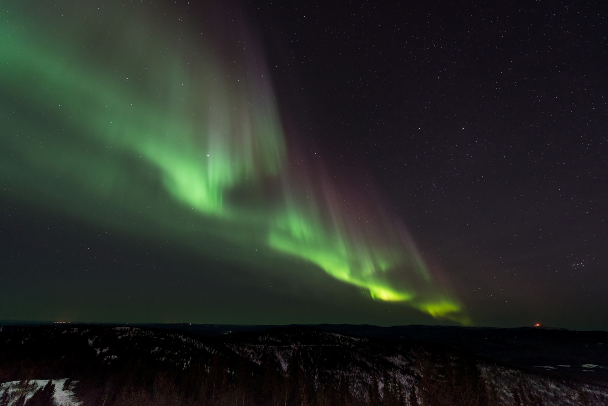 Aurora northern lights nature night