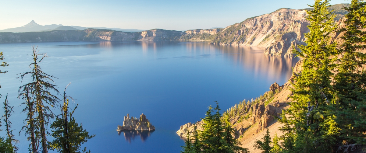 Crater Lake 3440x1440 with fish screen