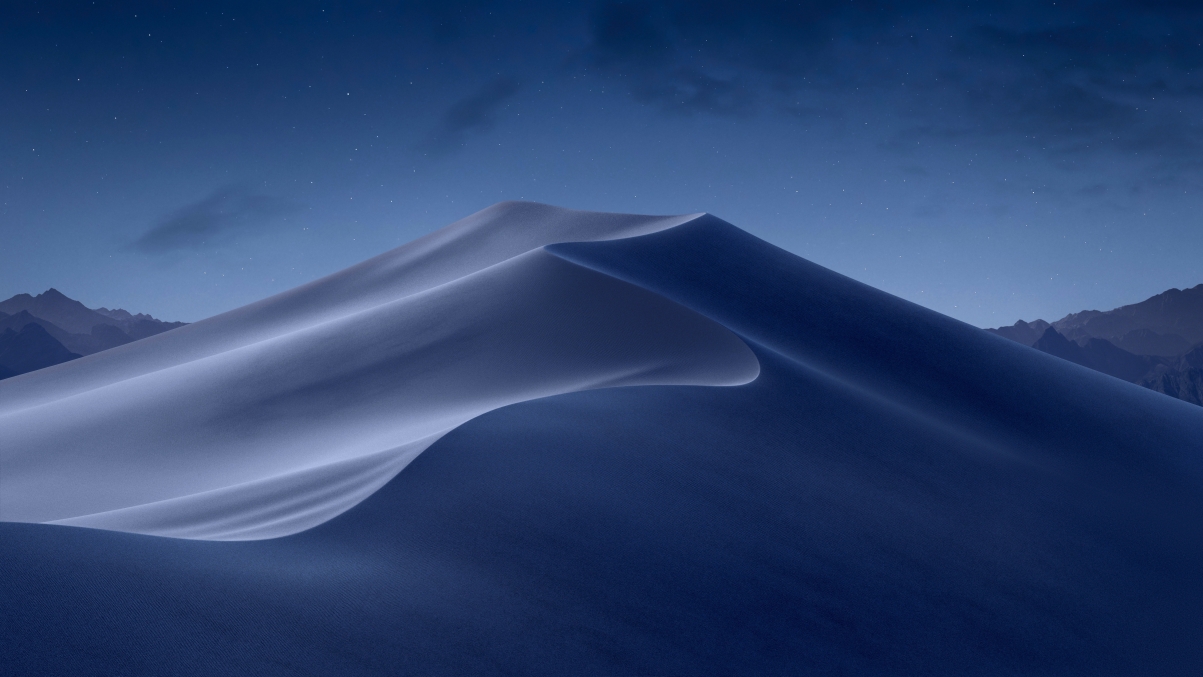 Mojave Desert 5k Scenic Wall at Dusk