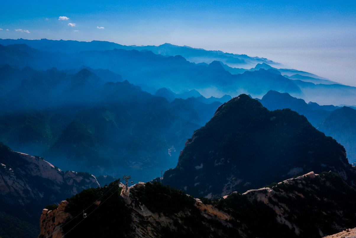 Huashan Landscape 5K Wallpaper