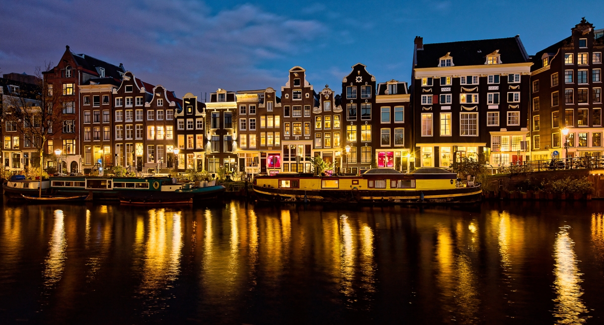 Amsterdam, Netherlands, river, transport