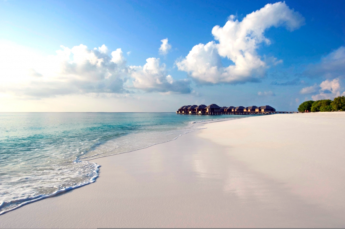 Ocean tropical beach maldives