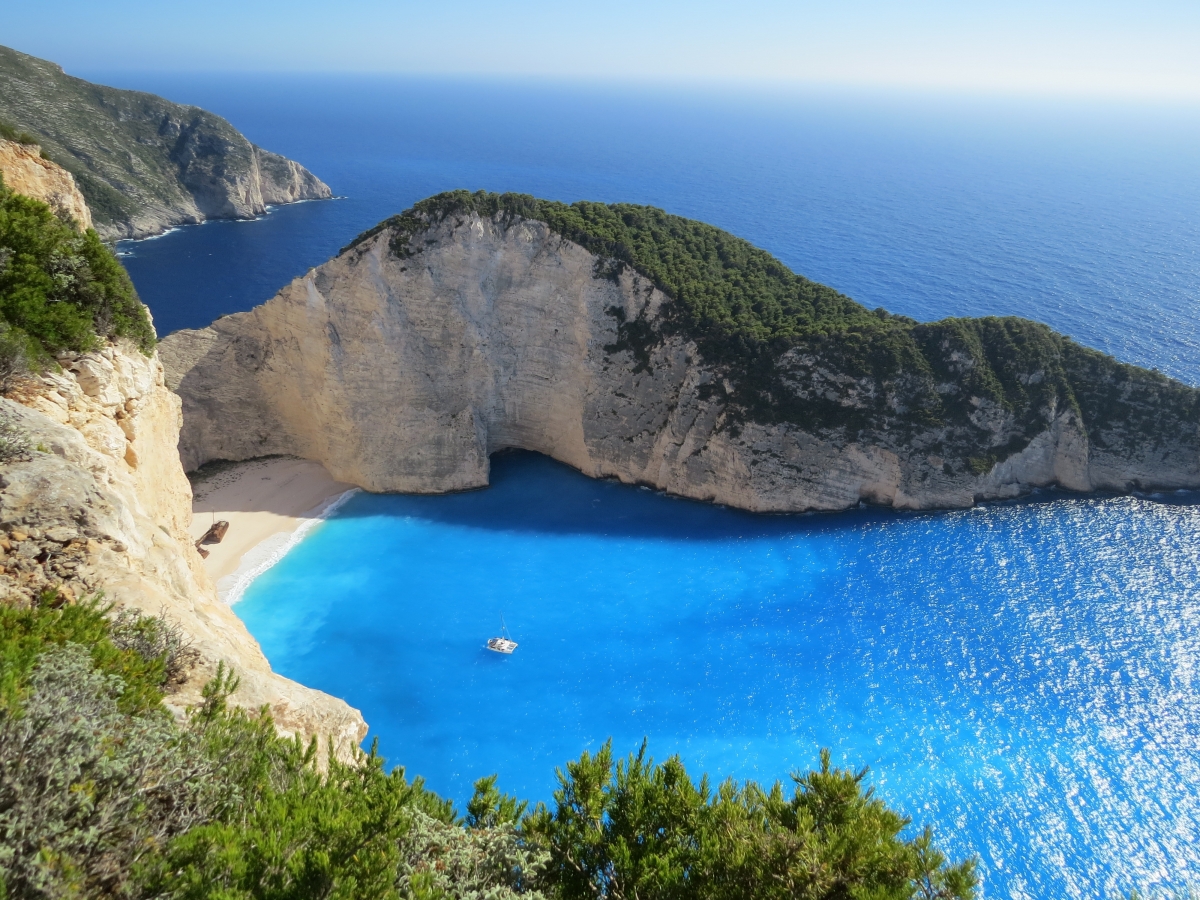 Bay seaside beach beautiful greece