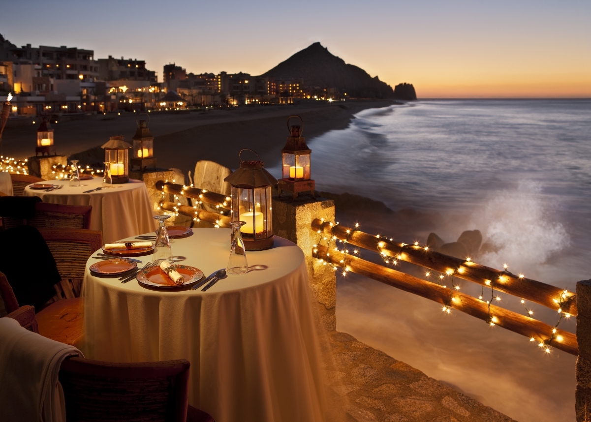 Seaside, table, restaurant, beautiful and romantic