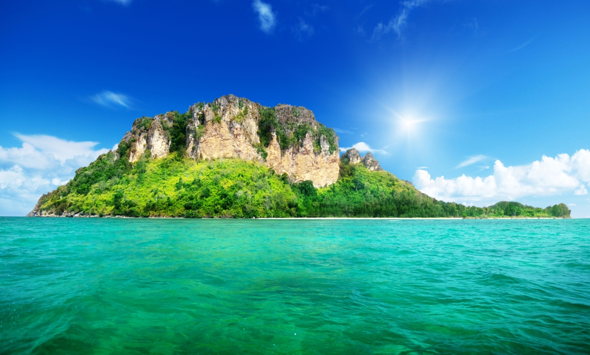 Sea sky cloud tree landscape nature