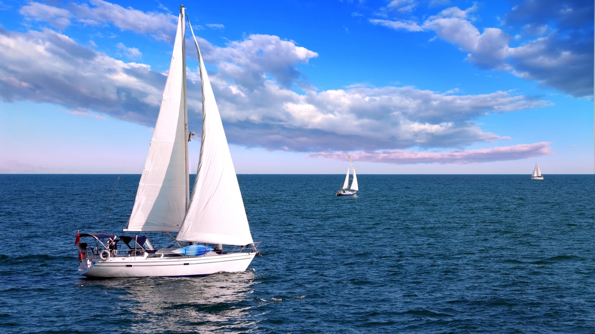 More Nebo sea sailing sky