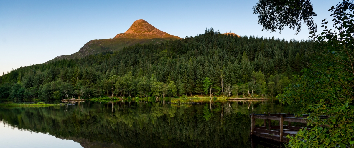 Glencoe Little Lake Sunset 3440x144