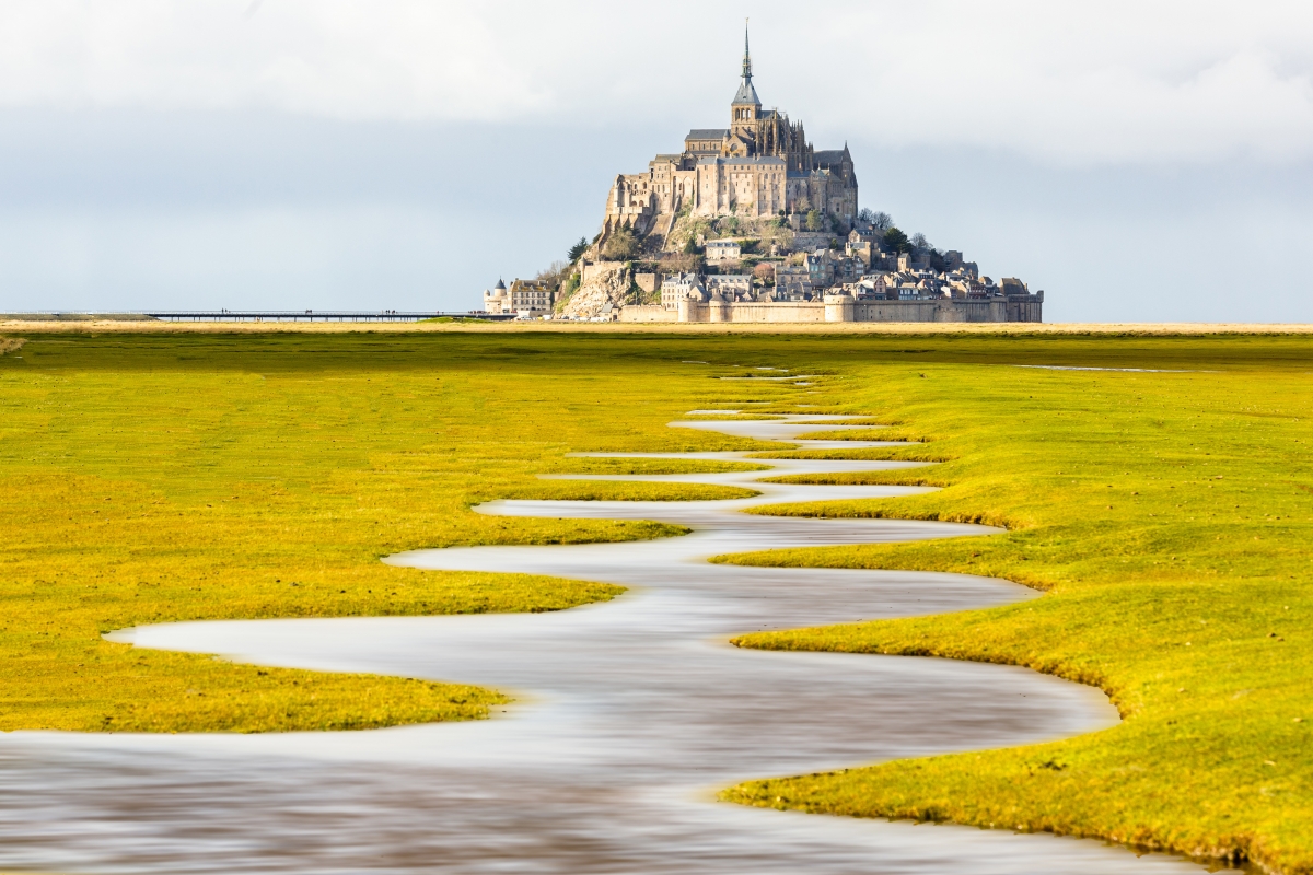 French Normandy Landscape 4K Wallpaper