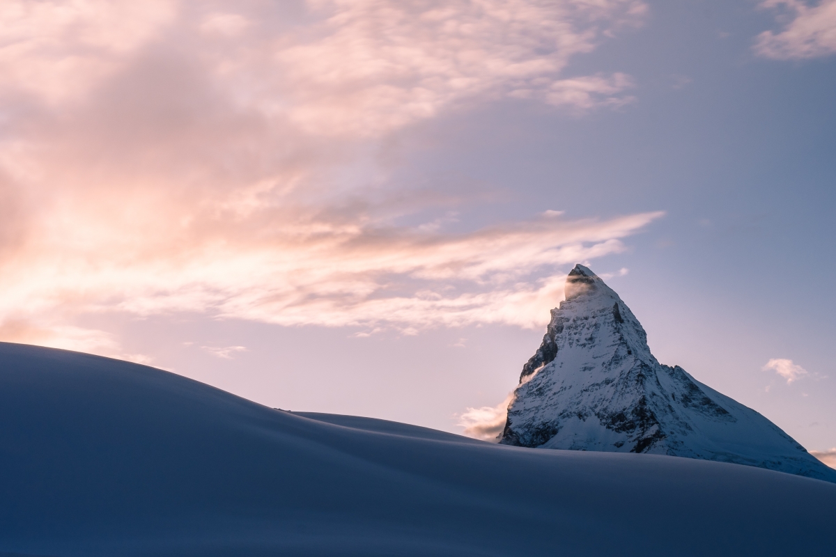 Winter snow mountain 4K photography pictures