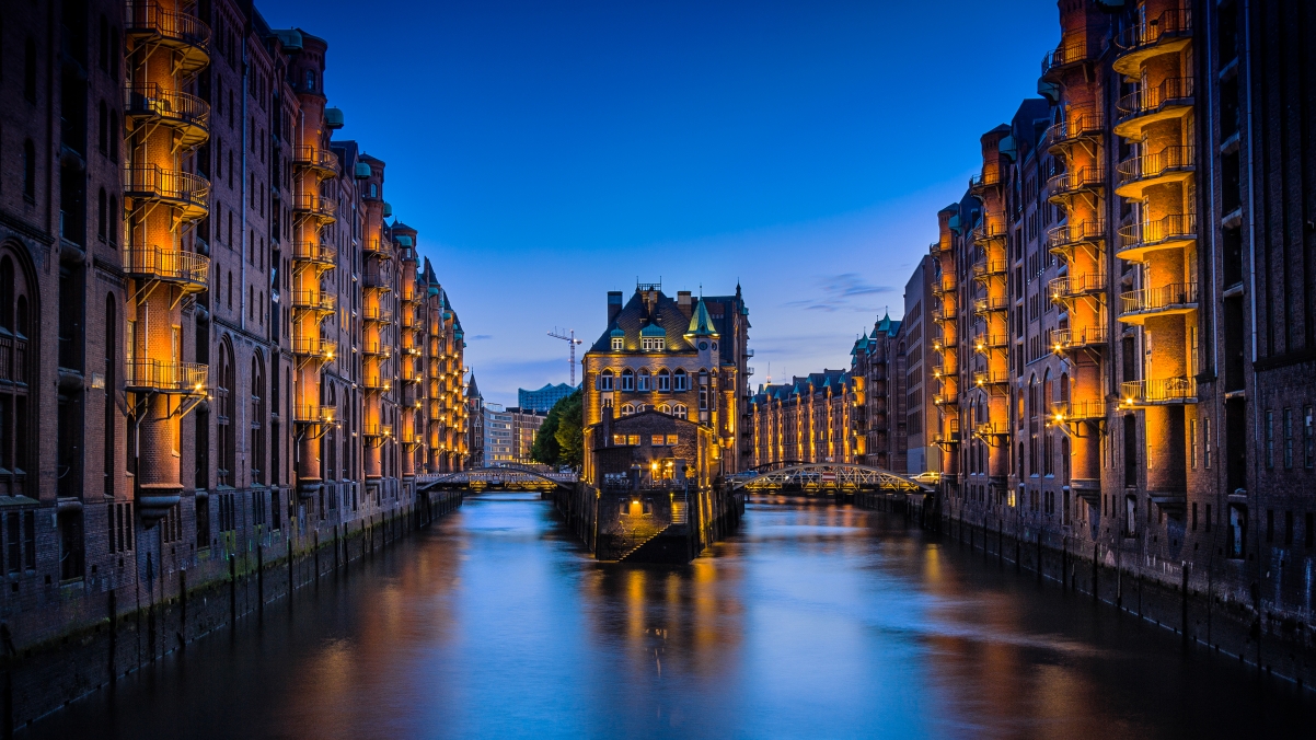 4K wind in Hamburg, Hafen, Hamburg, Germany