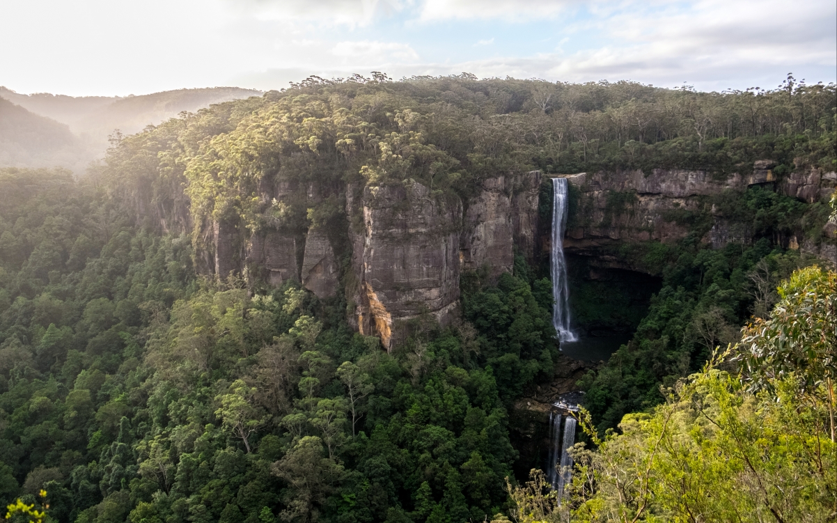 Kangaroo Valley Waterfall 4K Landscape Wallpaper