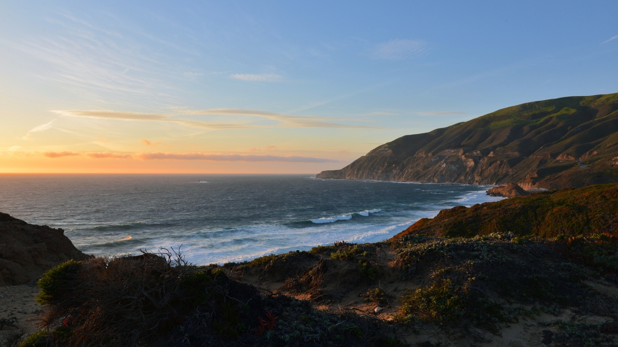 Big Sur Sunset 4k Landscape Wallpaper