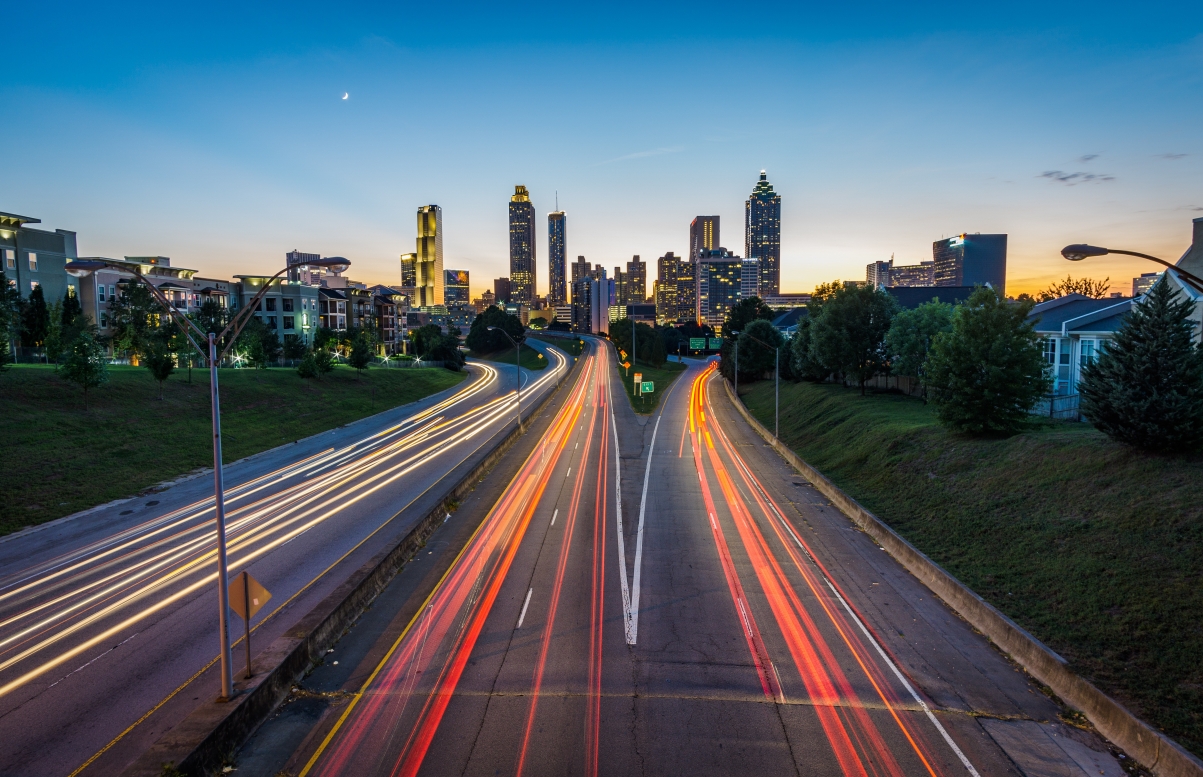 City night photography landscape 5K wallpaper