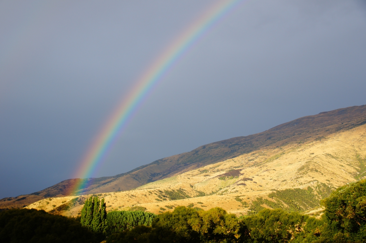 Rainbow New Zealand Landscape 4K Wallpaper