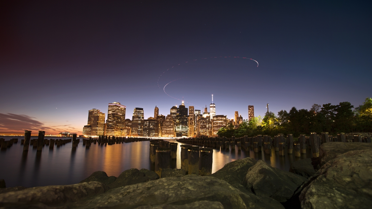 Brooklyn Bridge Park night view 4
