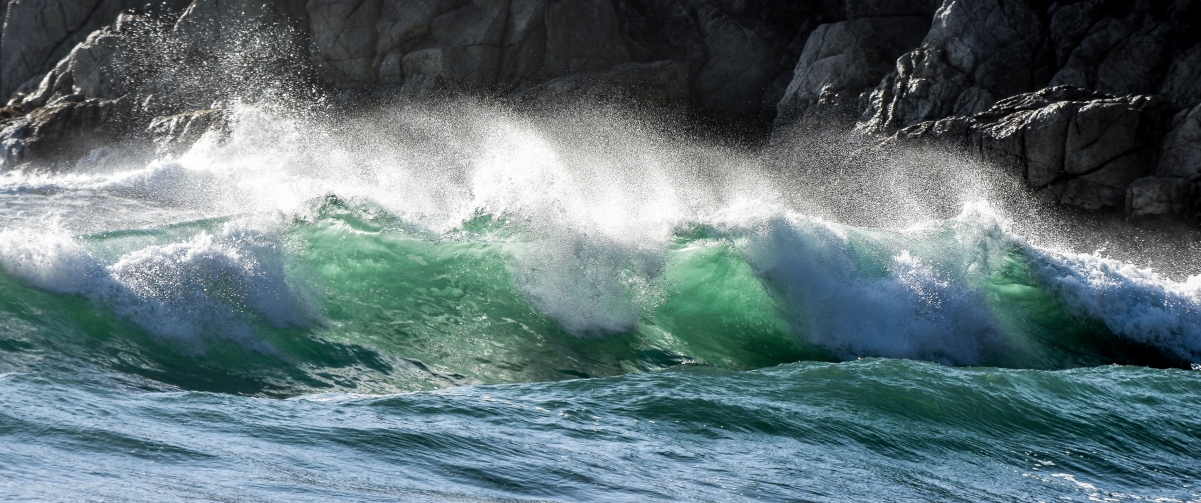 Waves and waves 3440x1440 with fish screen