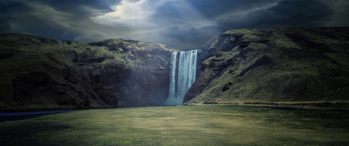 Skogafoss 3440, Southern Iceland