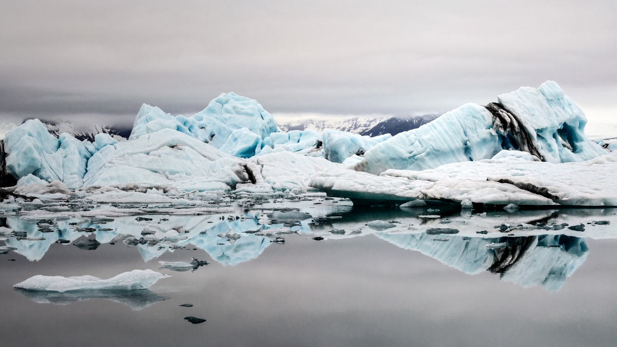 Jokulsarlon lagoon ice in Iceland