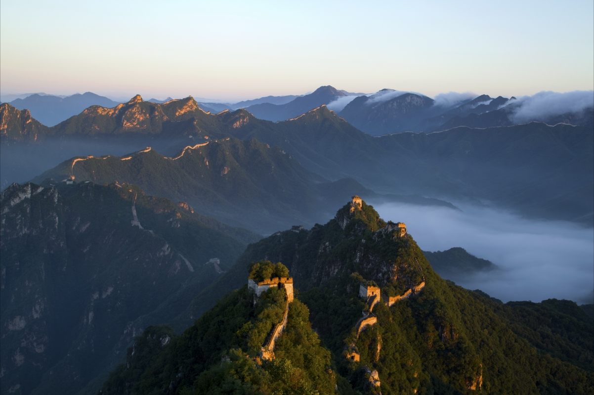 Beijing Great Wall 5K Landscape Wallpaper