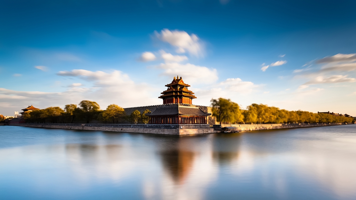 Beijing Forbidden City Corner Tower 4K Landscape Wallpaper