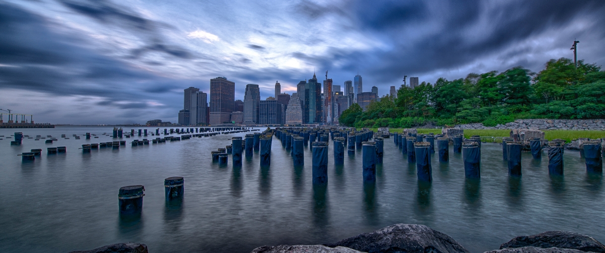 Manhattan before the storm 3440x1