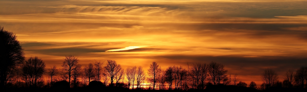 Beautiful evening sky at dusk 6K