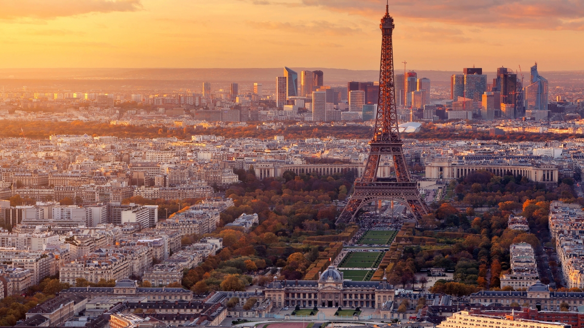 Paris Eiffel Tower City Landscape 4k Wallpaper