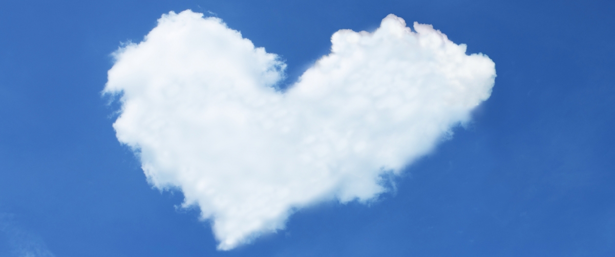 Love cloud with fish screen 3440x1440 wall