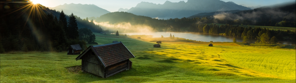 Alps landscape 5120x144