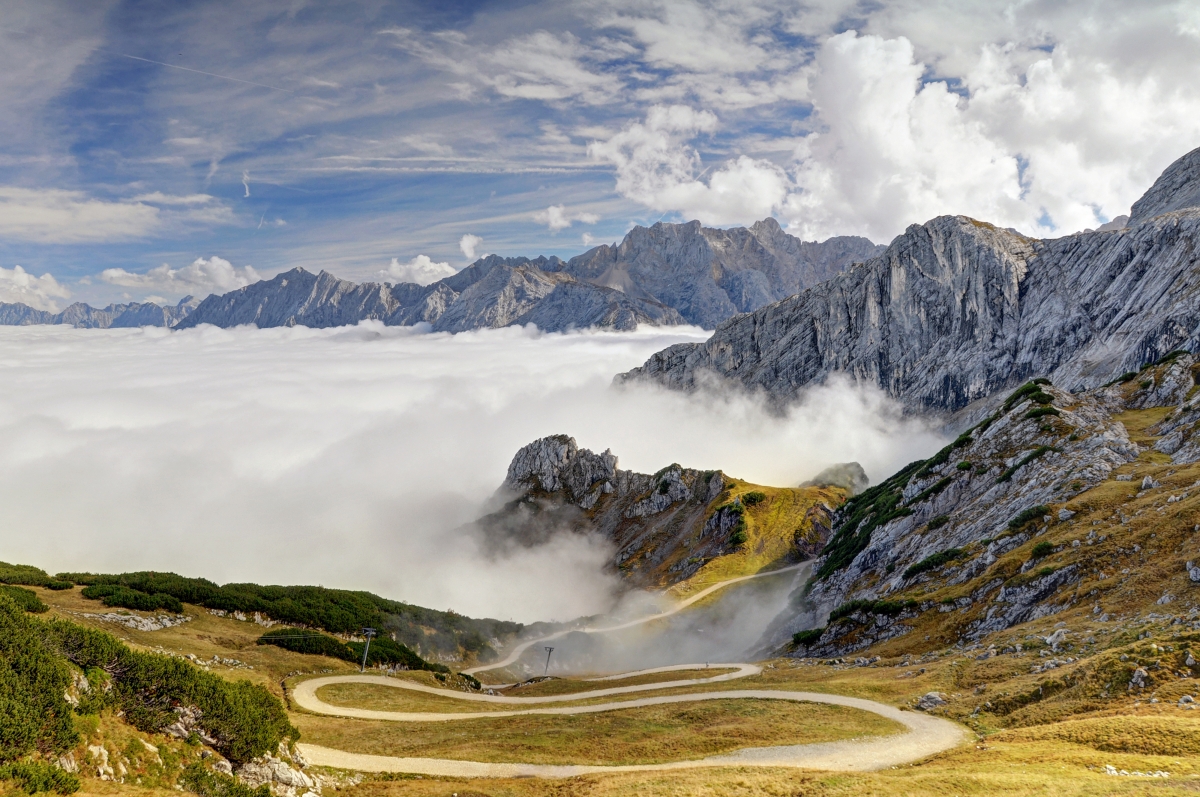 Alps mountain peaks slopes 4