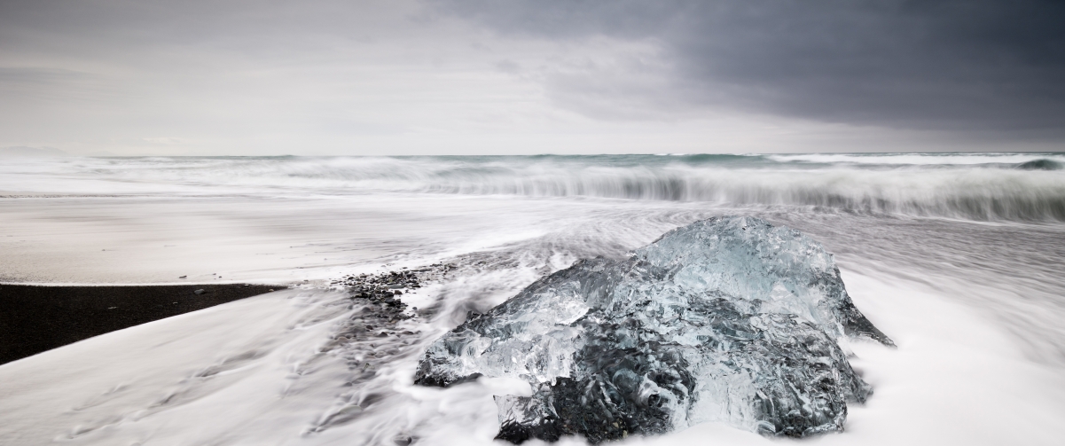 jokulsarlon beach 3440x14