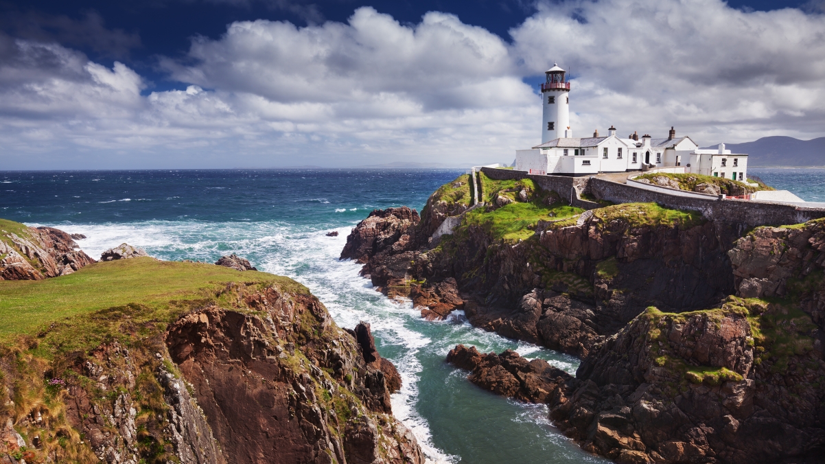 Fanad Irish Lighthouse Landscape 4K Wall