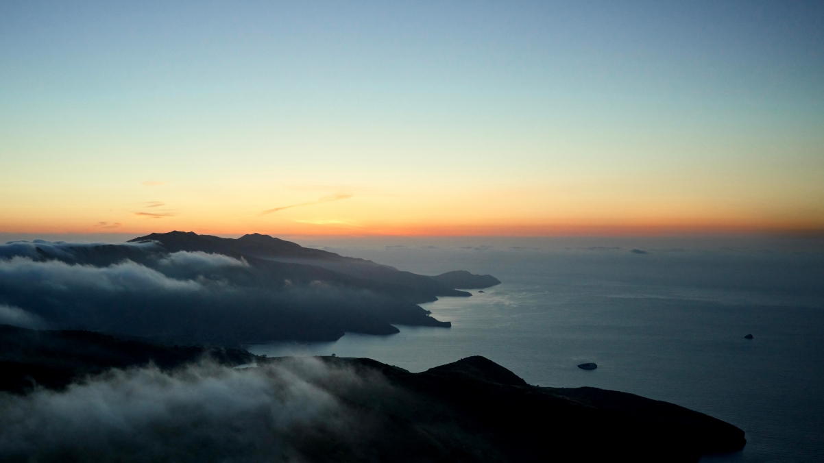 catalina island sunset landscape 4k wall