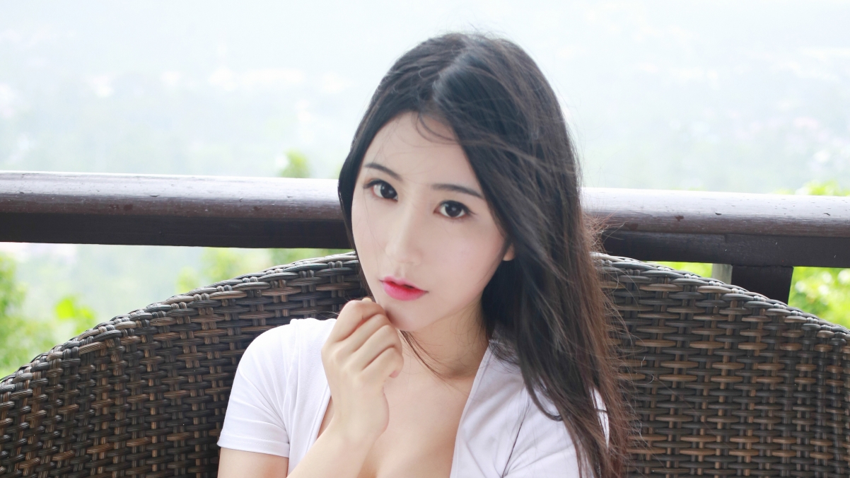 Long hair pure beauty Xie Zhixin 4k wall