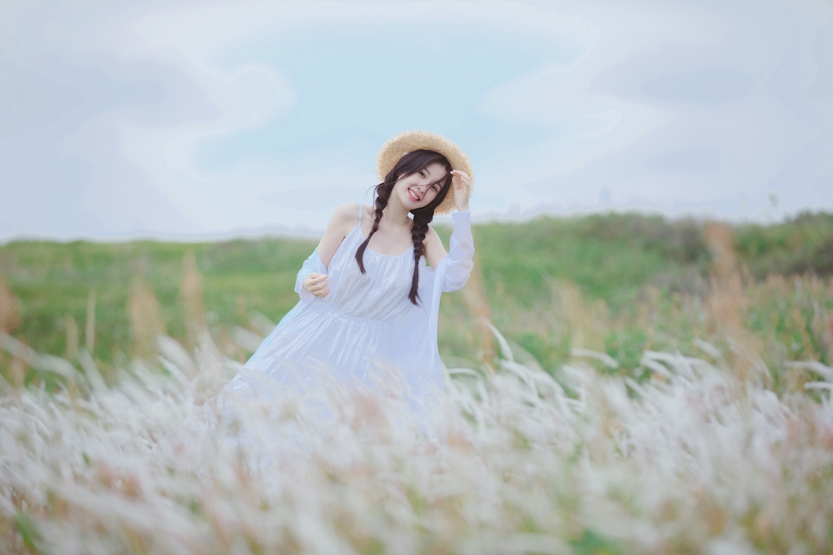Yu Shuxin cute outdoor photo photography
