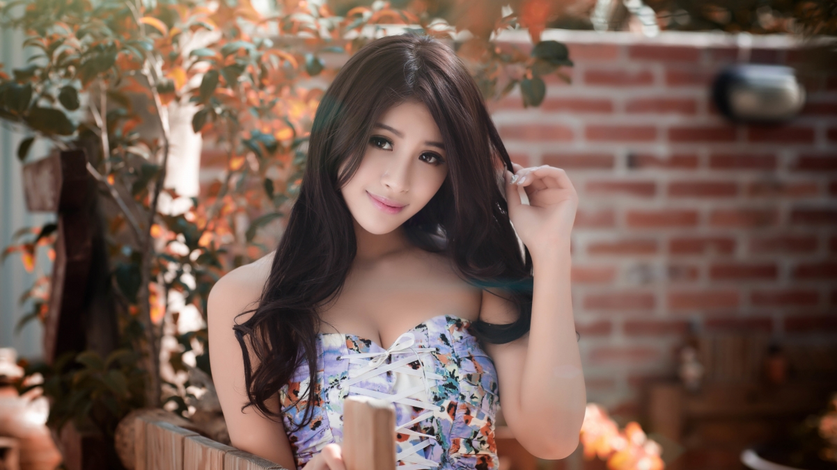 Asian girl beauty HD 4K desktop