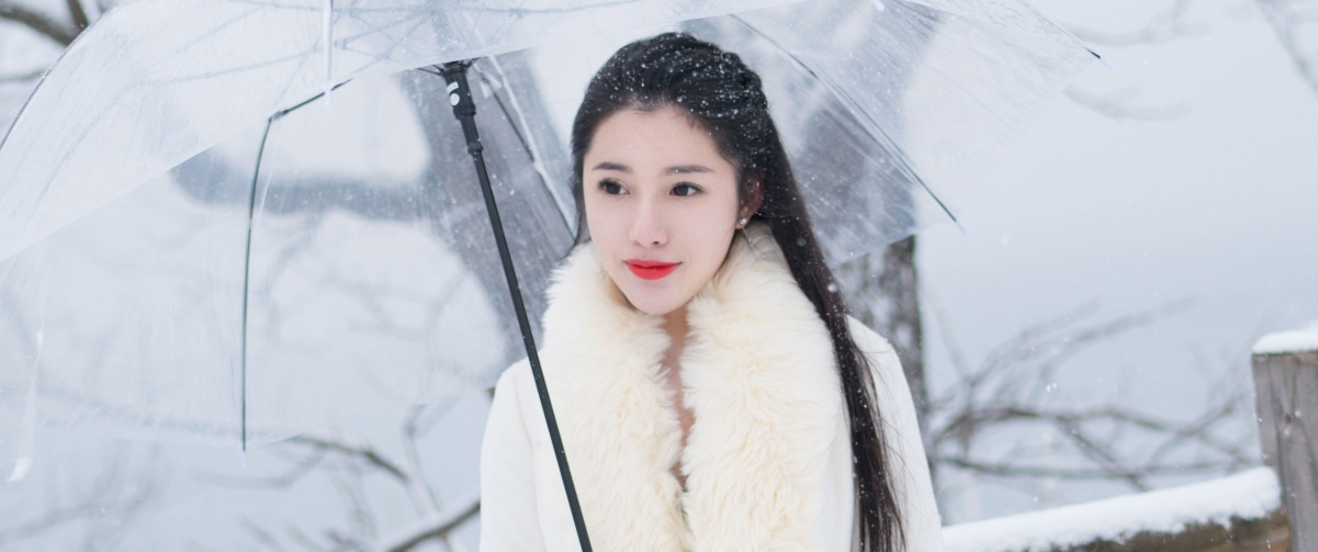 Pure beauty in the snow Chen Jiajia 3440