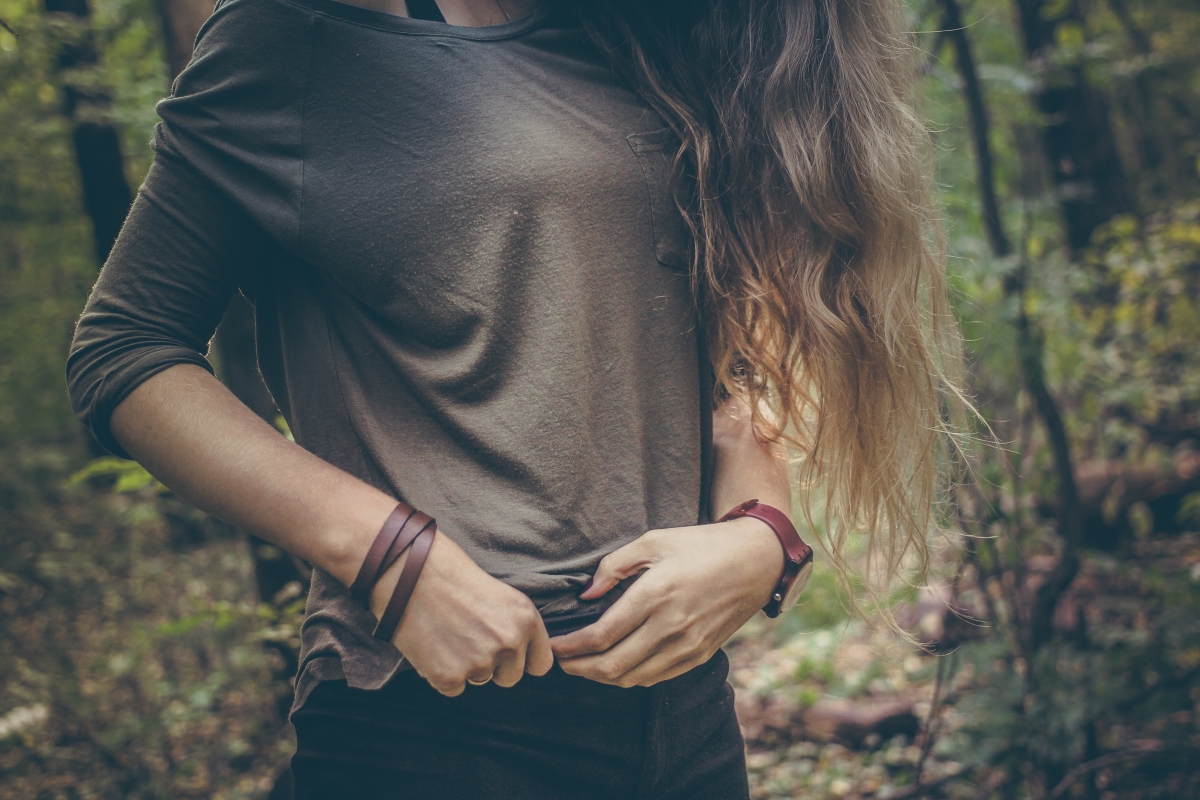 Sexy beauty hair forest photography