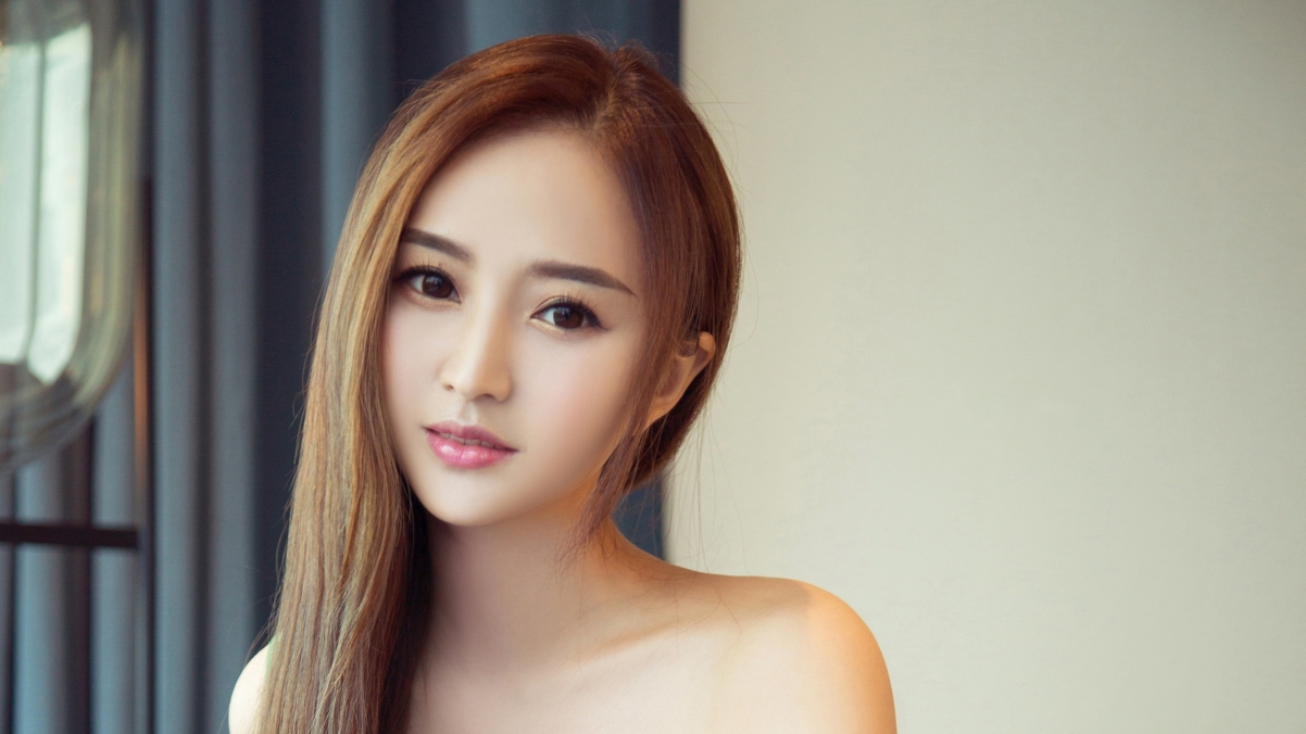 Sexy strapless beauty little sweetheart 4k wall