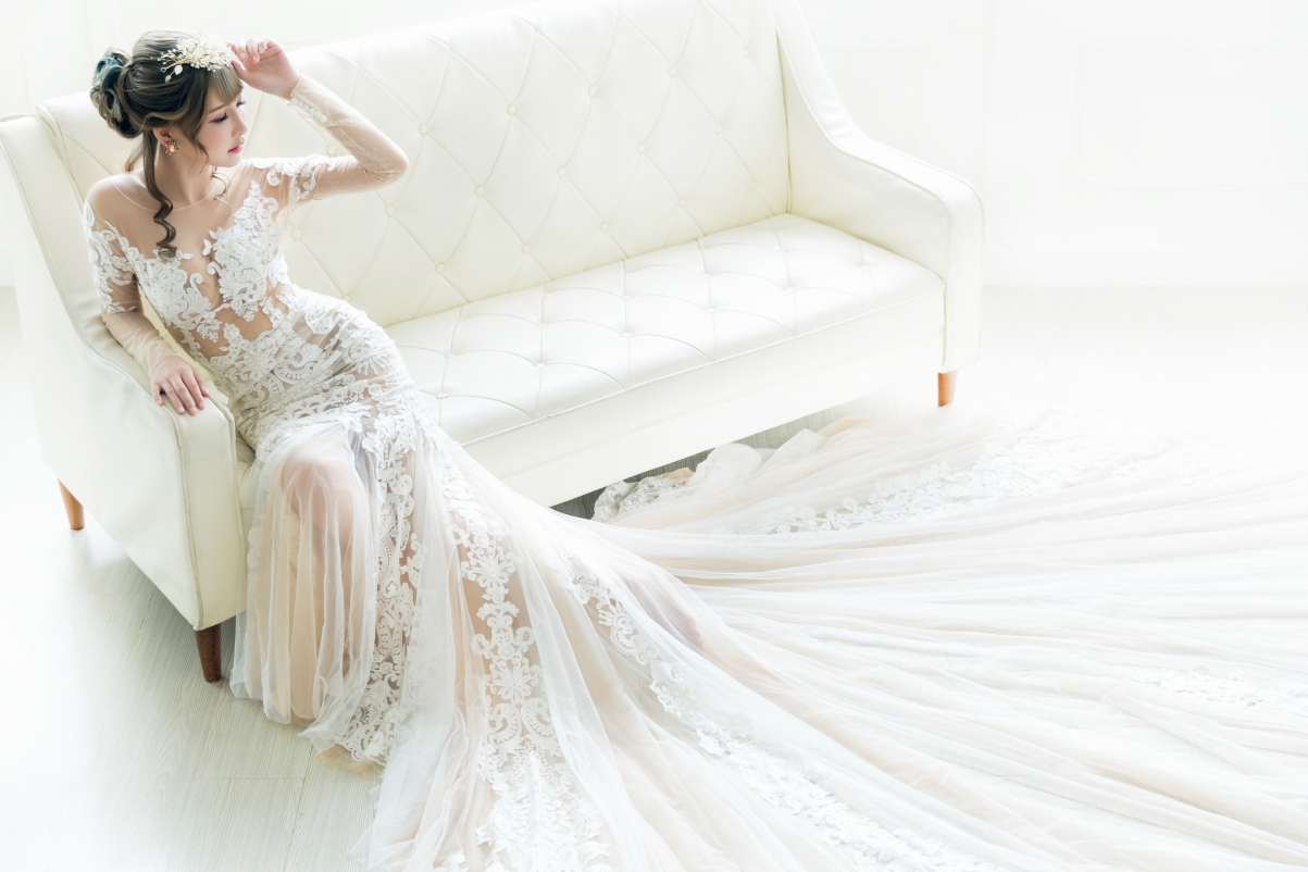 Bride Wedding Photo 5K Wallpaper
