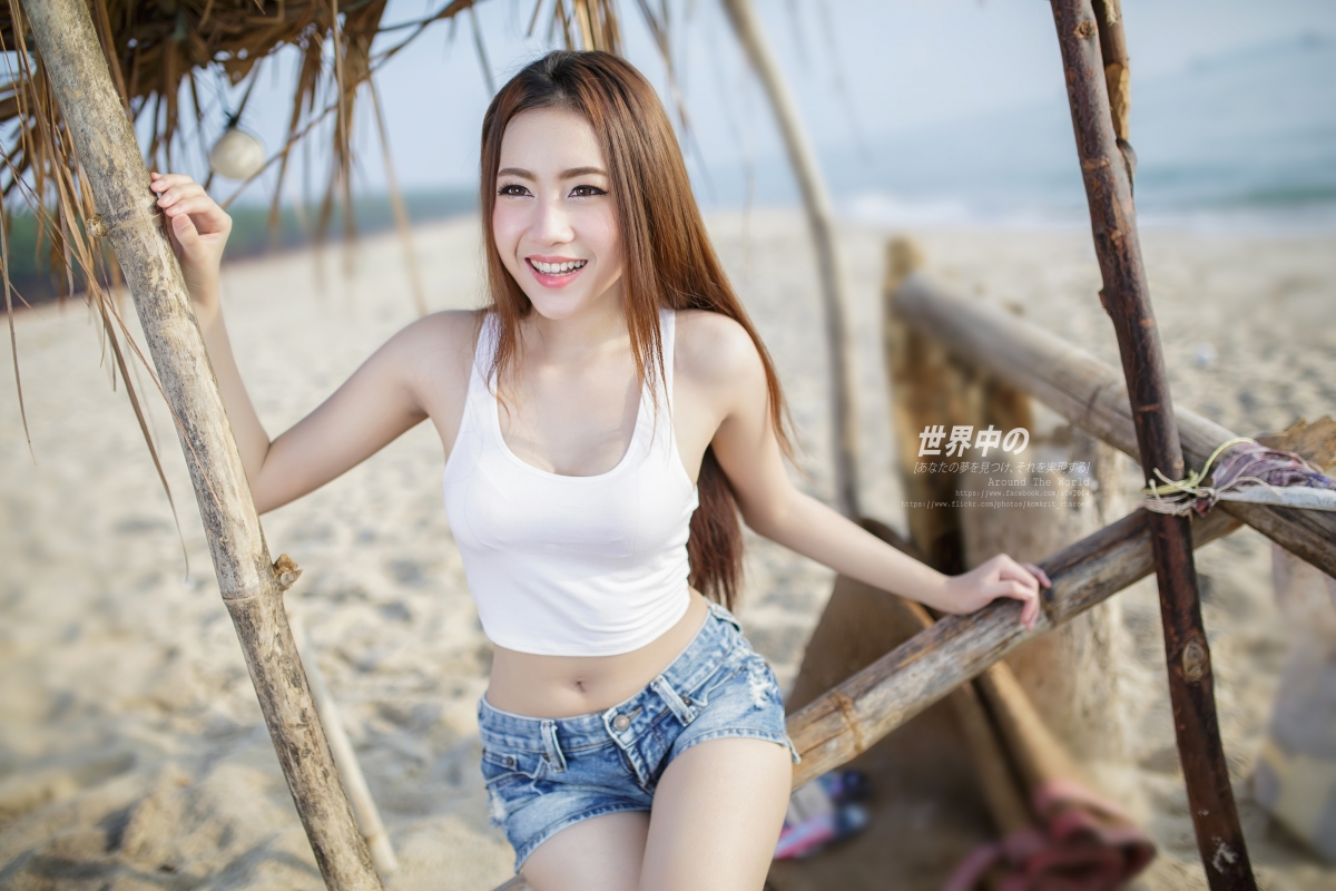 Summer beach is fresh, cute and sexy