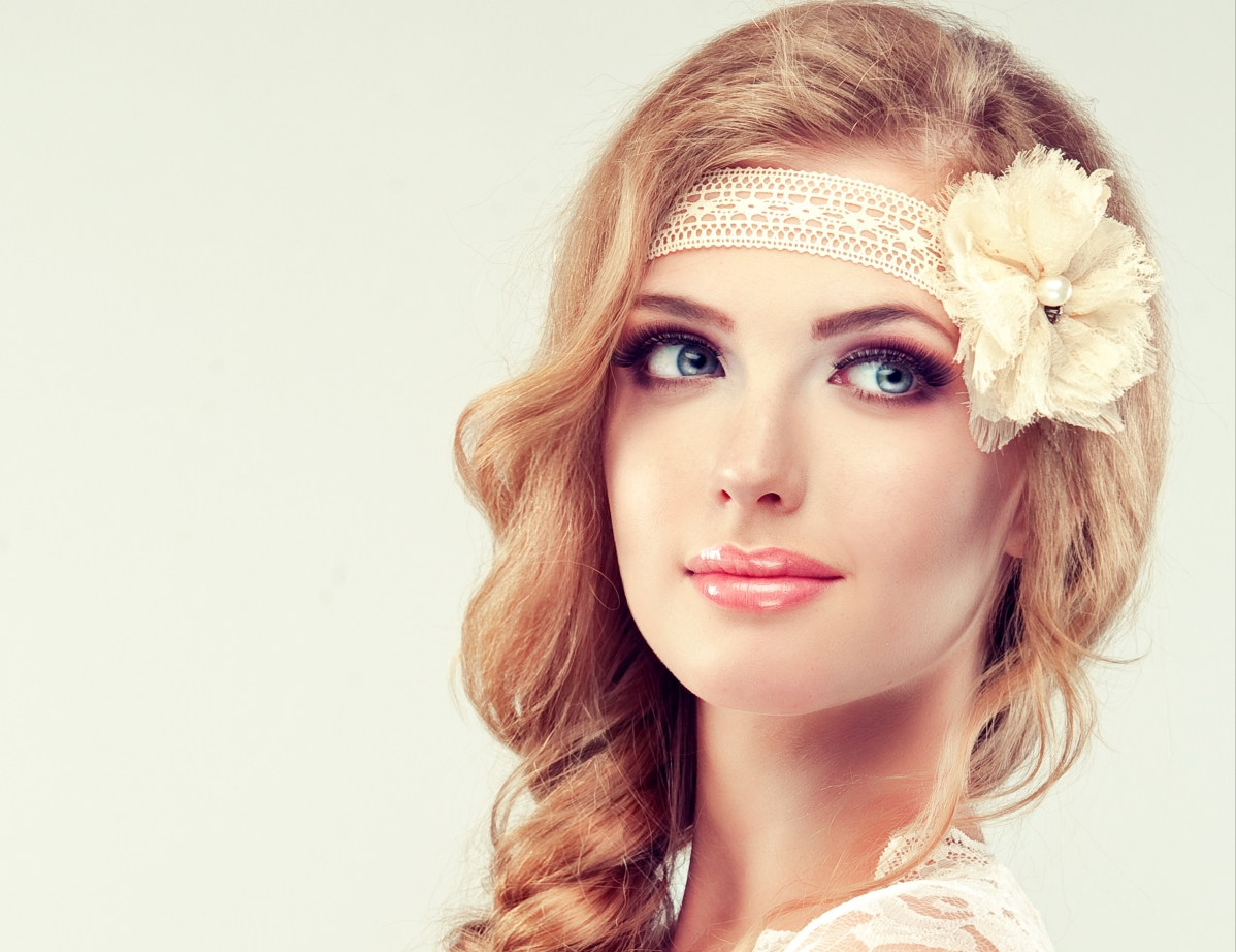 Temperament beauty smiling flower 6K beauty