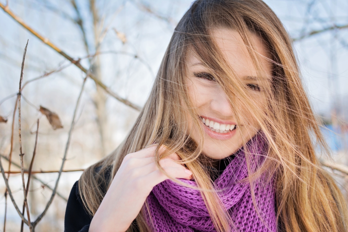 Girl face smile eyelashes 6K illustration