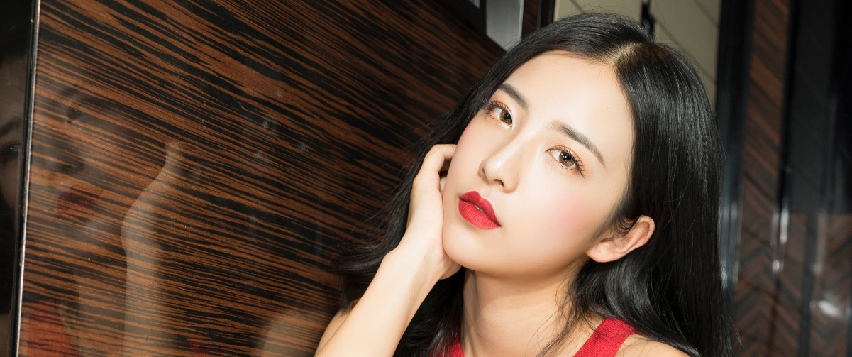Ling Xue sexy long-haired beauty 3440x