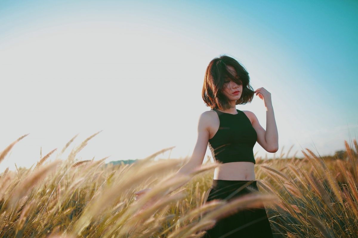 Outdoor photography sexy beautiful beauty 4k